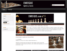 Tablet Screenshot of enroque.com